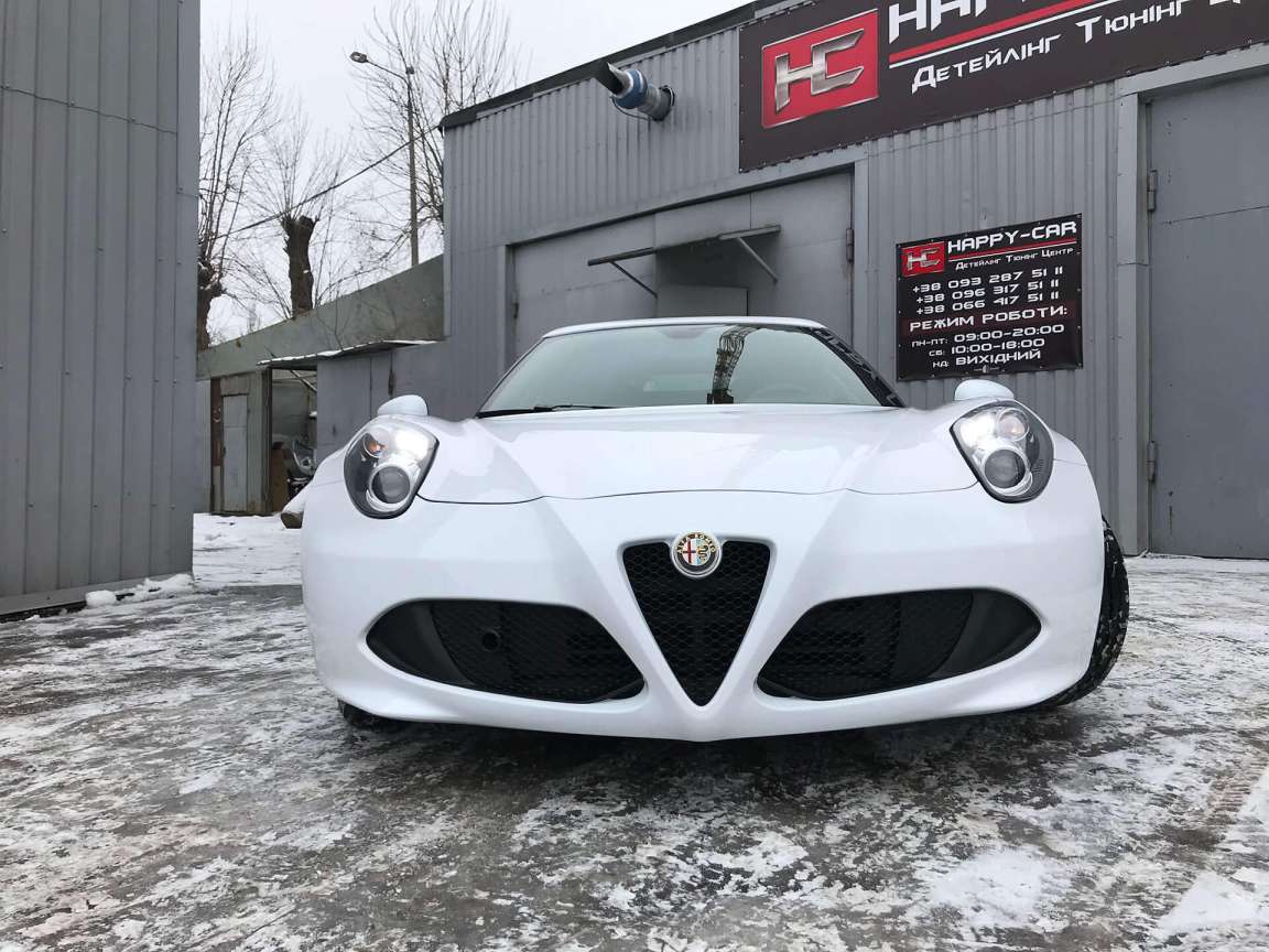 Детейлинг комплекс кузова и салона Alfa Romeo 4C