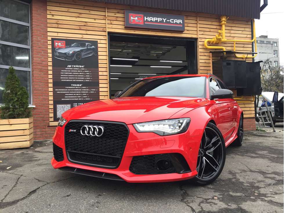 Комплекс детейлинг работ по Audi RS6