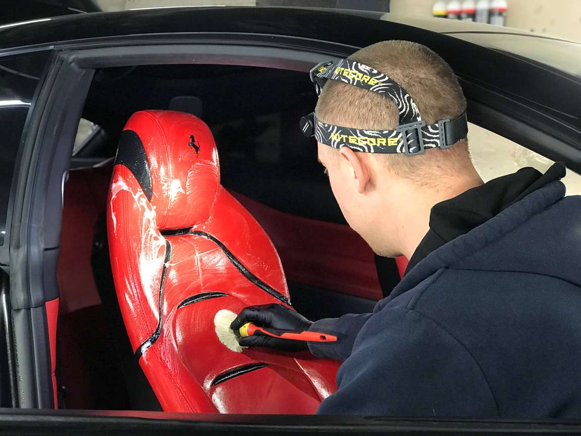Ferrari детейлинг химчистка