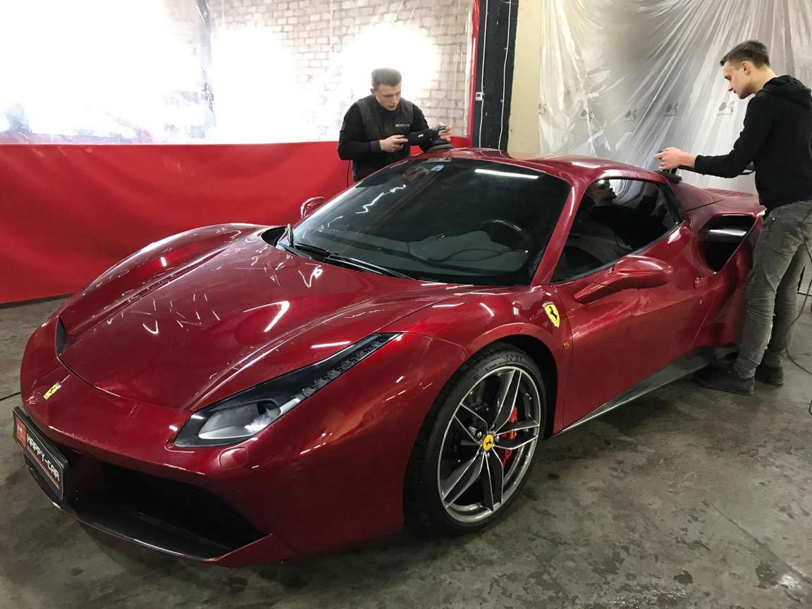Детейлинг уход Ferrari