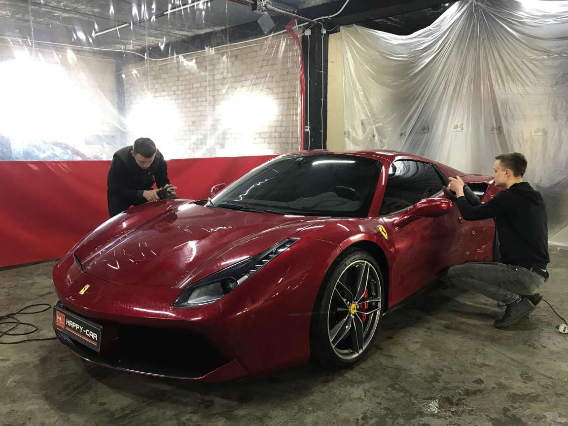 Детейлинг уход Ferrari
