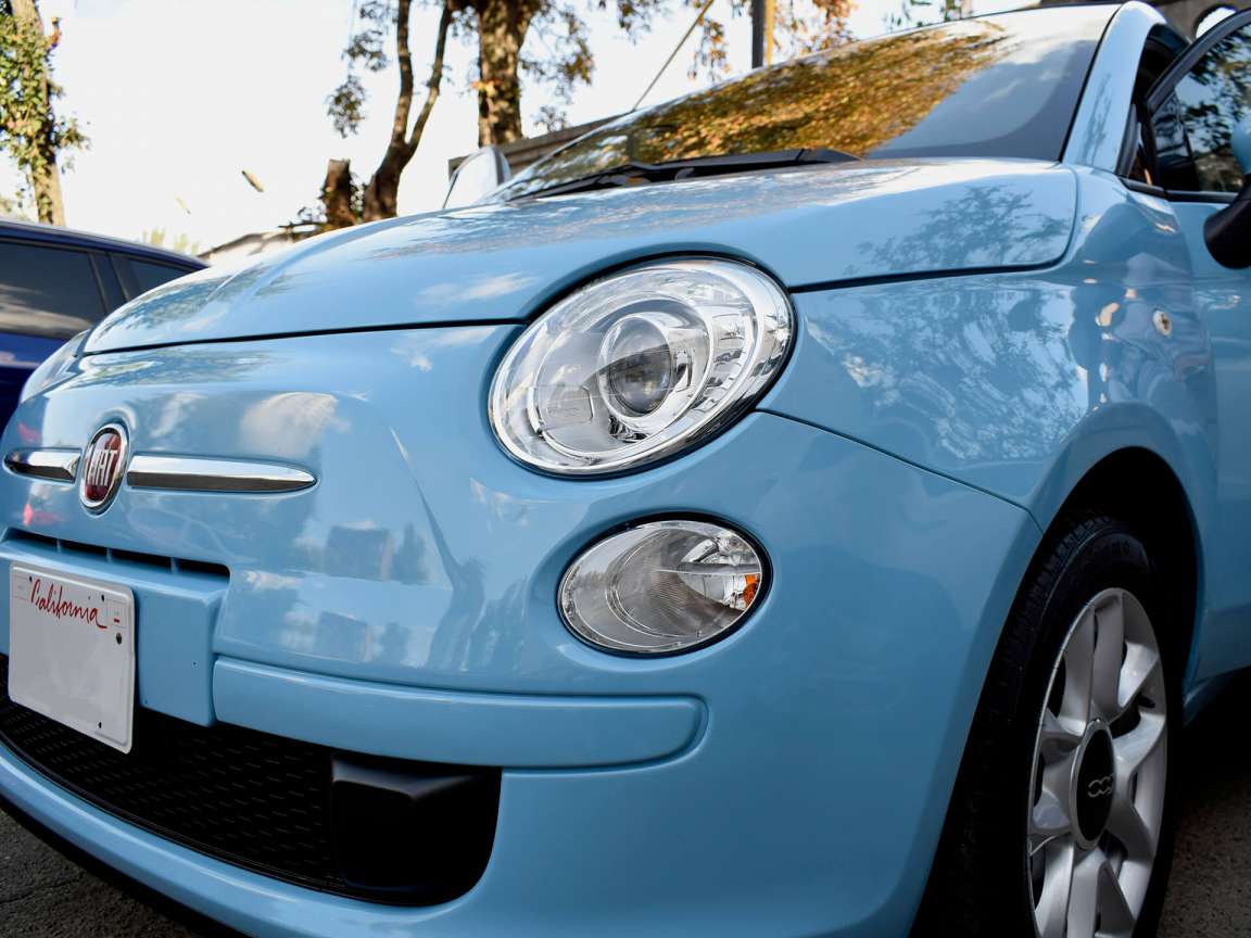 Fiat 500 C детейлінг хімчистка