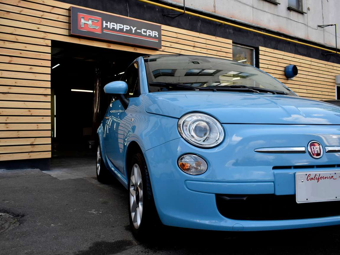 Fiat 500 C детейлінг хімчистка