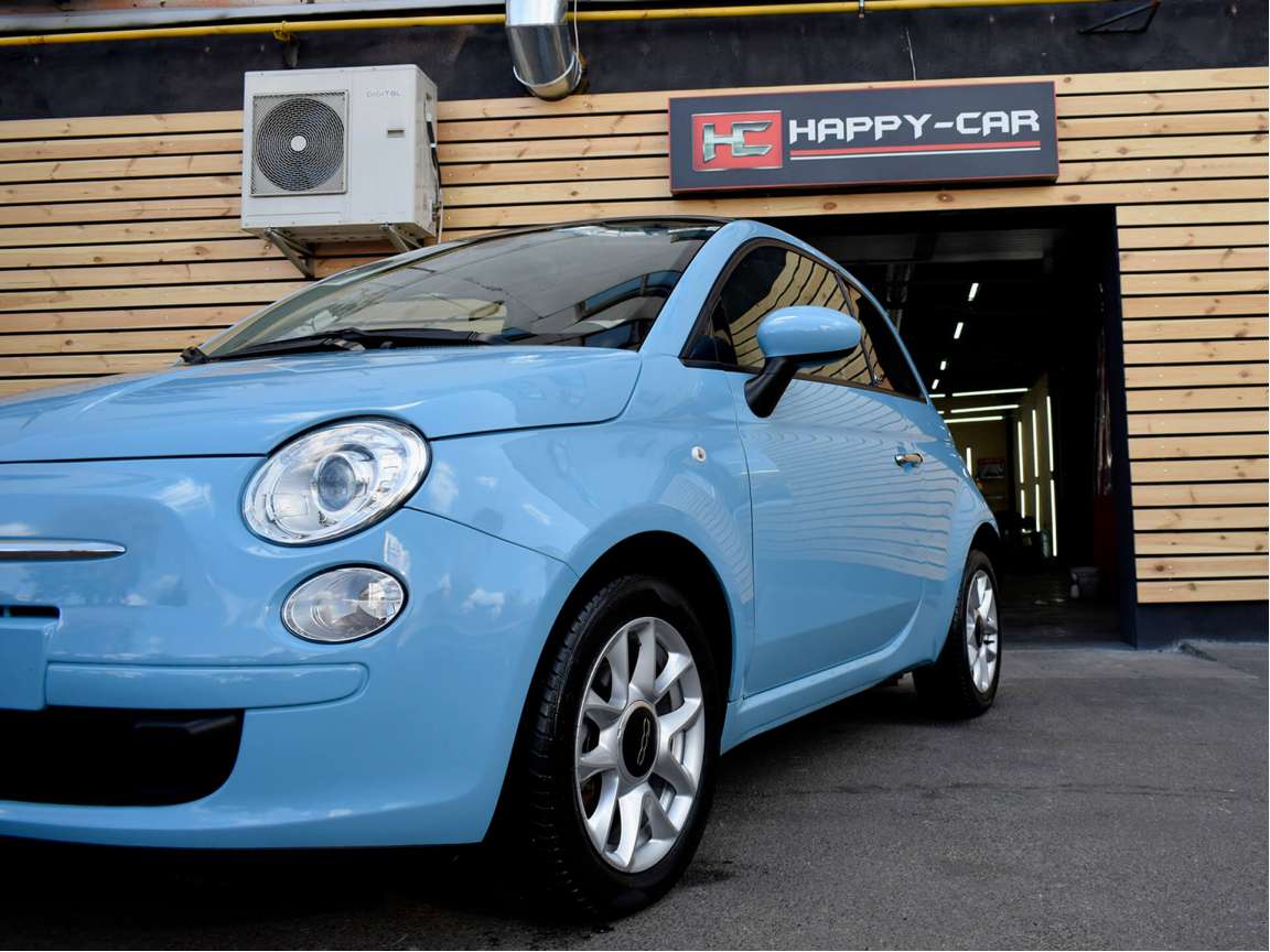 Fiat 500 C детейлінг хімчистка