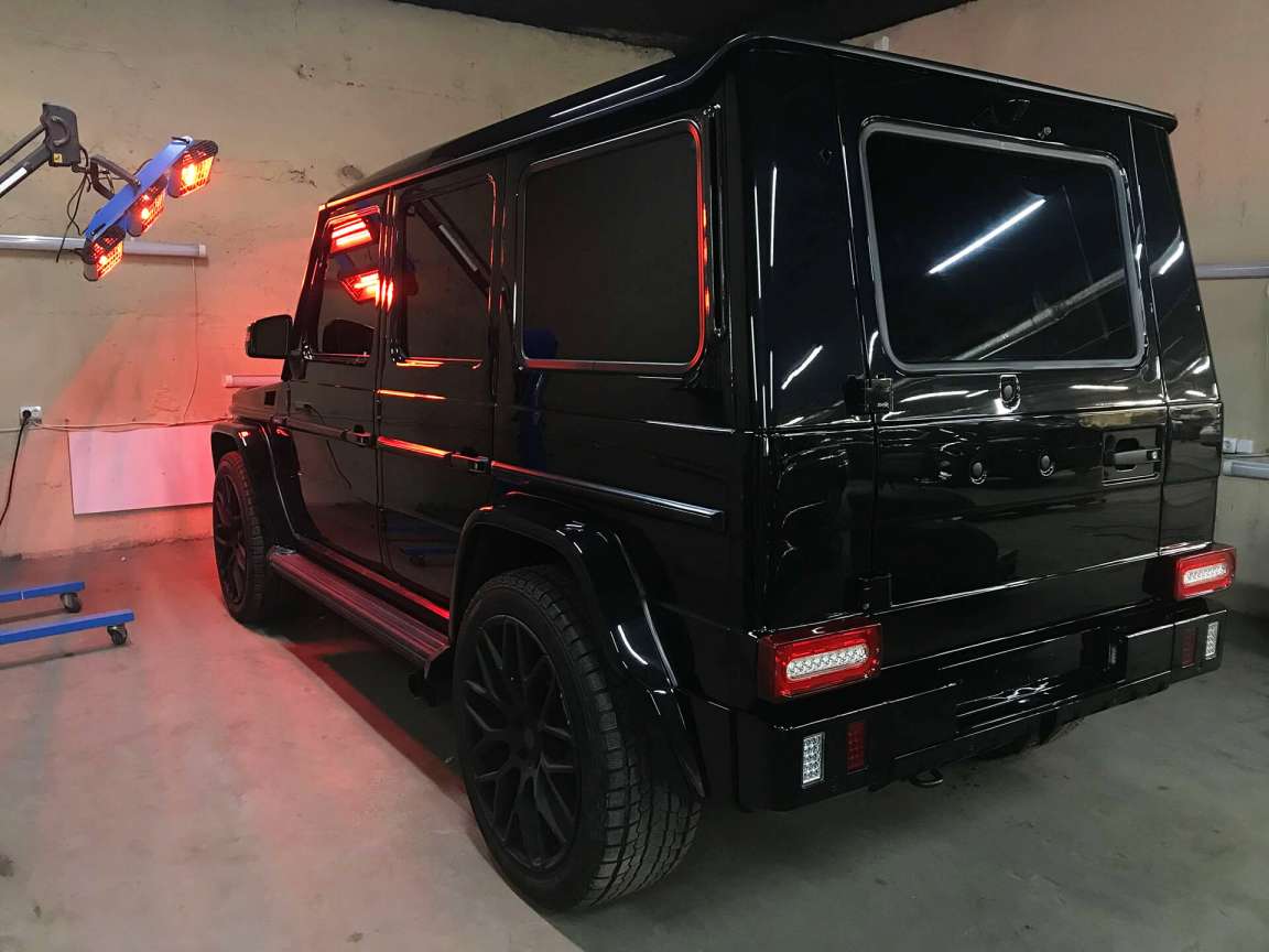 Нанокерамика на  Mercedes Gelendwagen