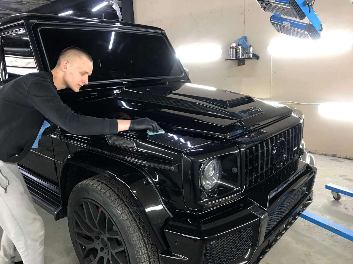 Нанокерамика на  Mercedes Gelendwagen