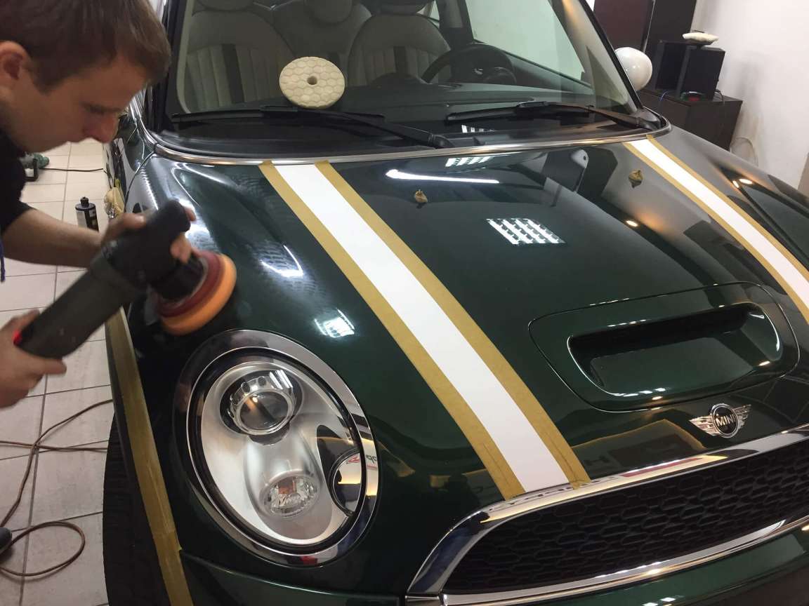 Детейлинг полировка Mini John Cooper S