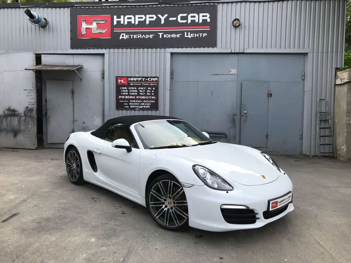 Porsche Boxster детейлинг салона и кузова