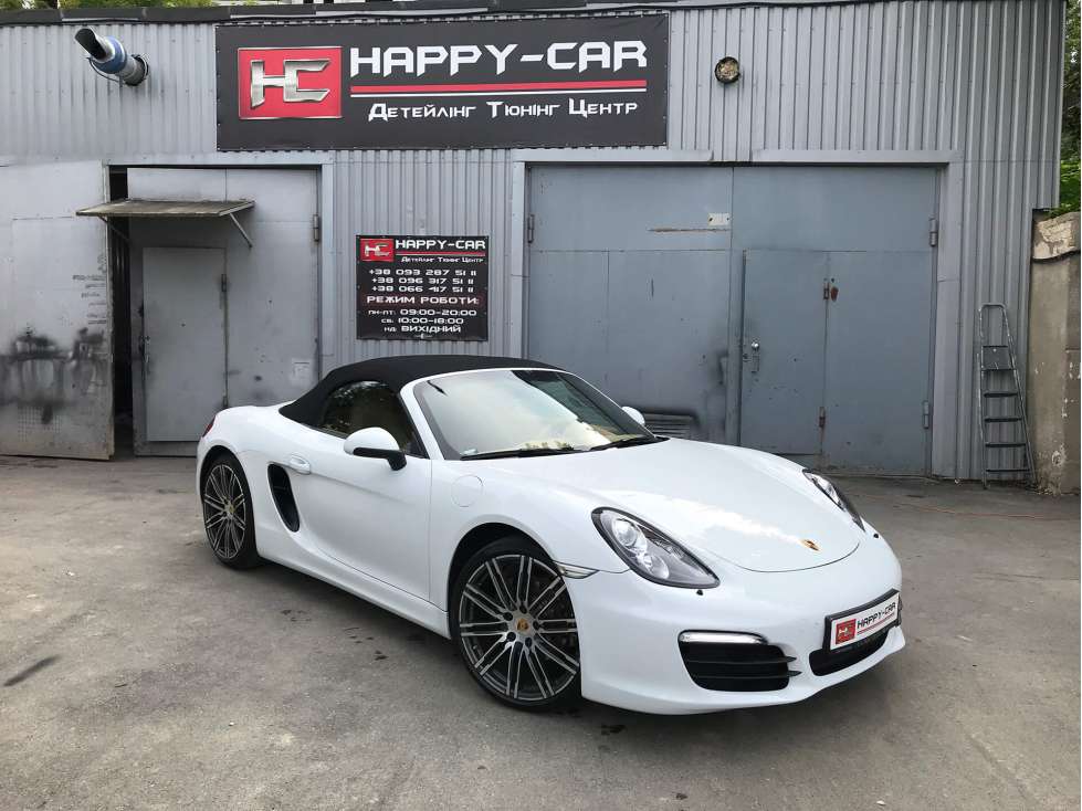 Porsche Boxster детейлинг салона и кузова
