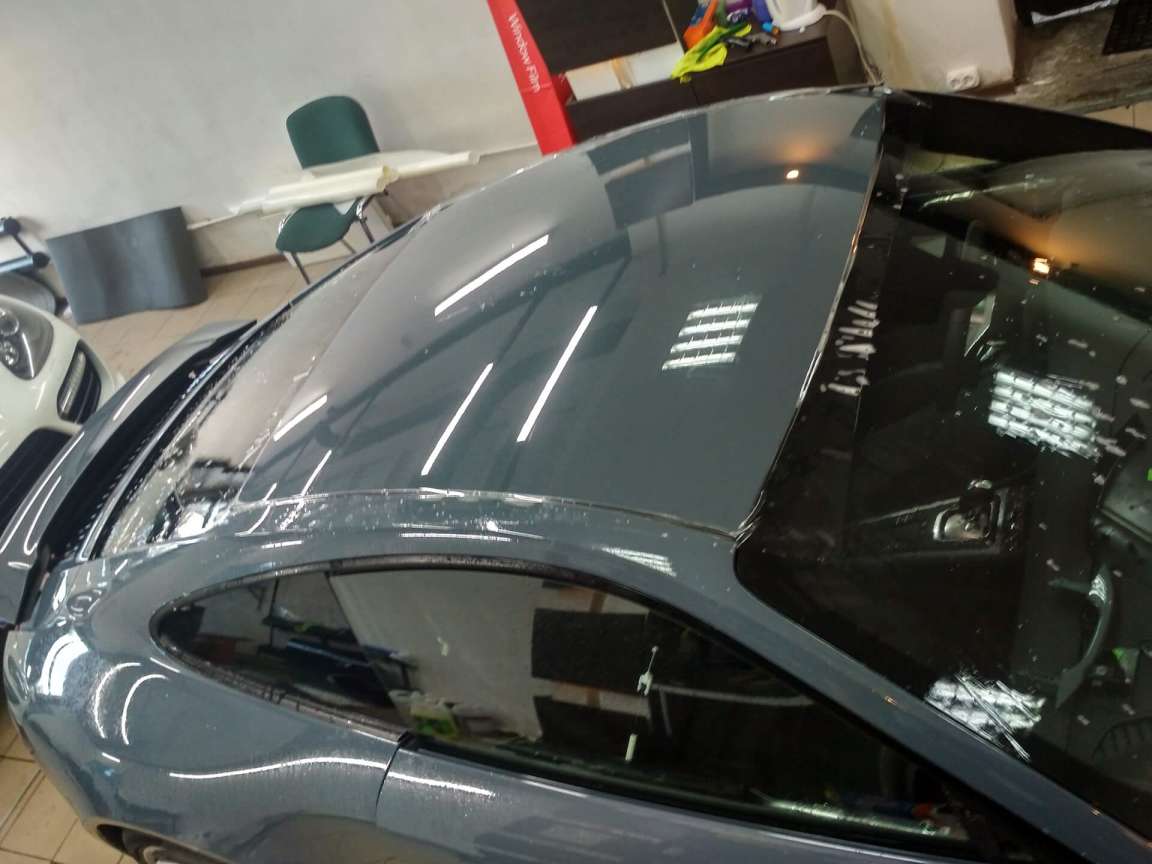 Porsche Carrera оклейка в антигравийную пленку