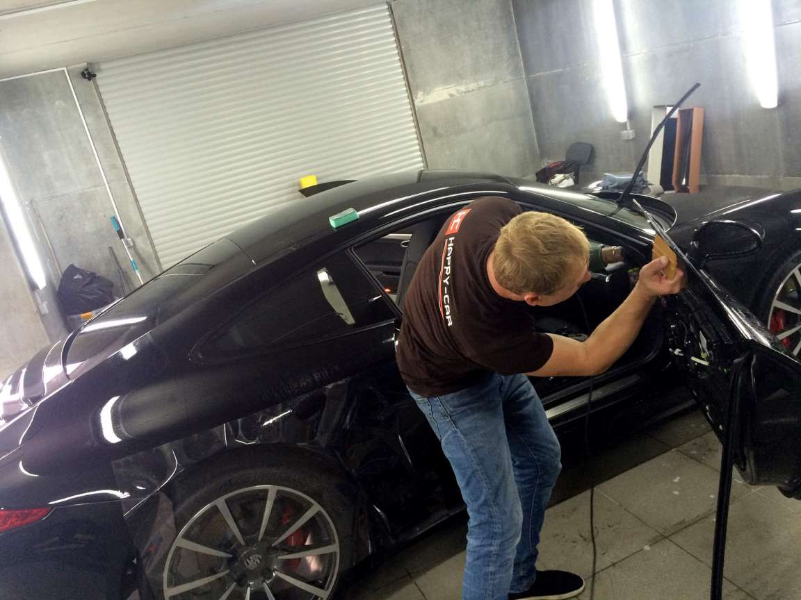 Porsche Carrera Полная тонировка