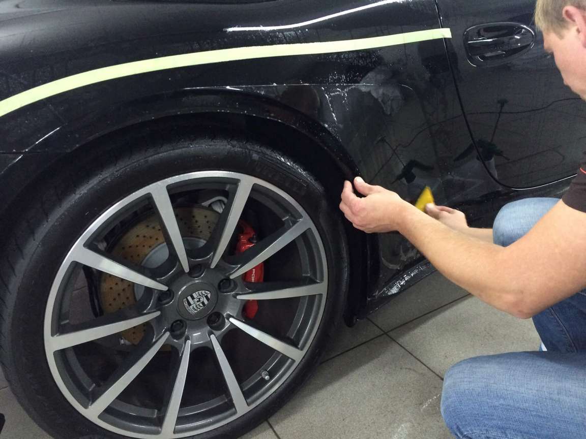 Porsche Carrera Полная тонировка