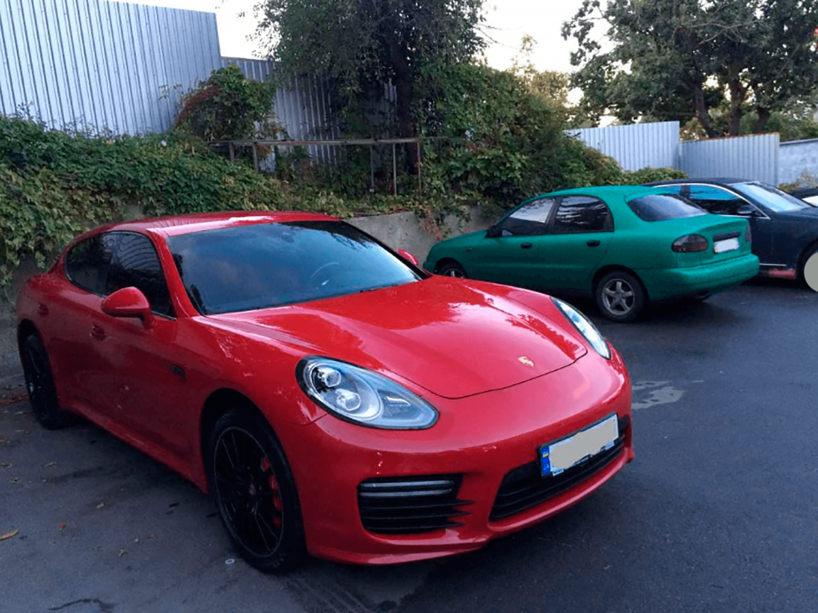 Porsche Panamera - тонирование