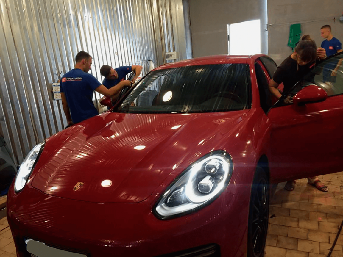 Porsche Panamera - тонирование