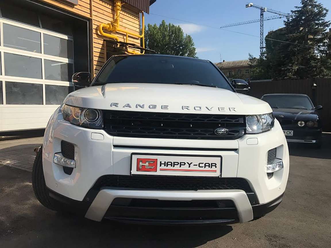 Полировка + защитное керамическое покрытие на Range Rover Evoque 
