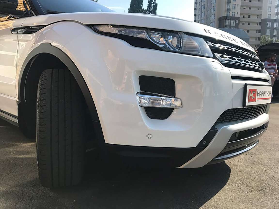 Полировка + защитное керамическое покрытие на Range Rover Evoque 