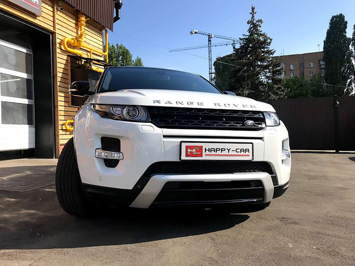 Полировка + защитное керамическое покрытие на Range Rover Evoque 