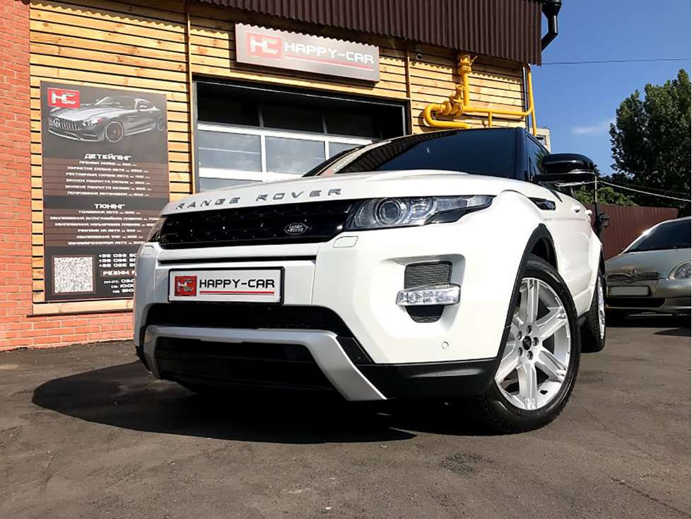 Полировка + защитное керамическое покрытие на Range Rover Evoque 
