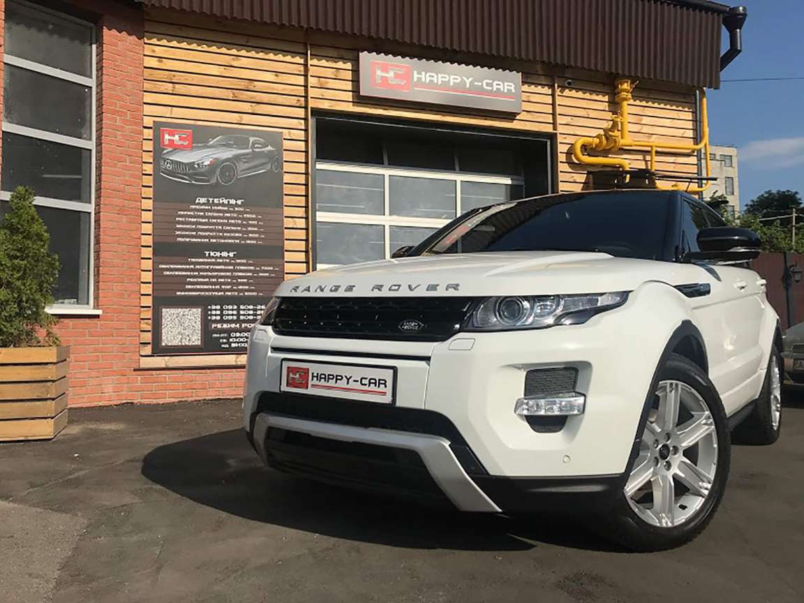Полировка + защитное керамическое покрытие на Range Rover Evoque 