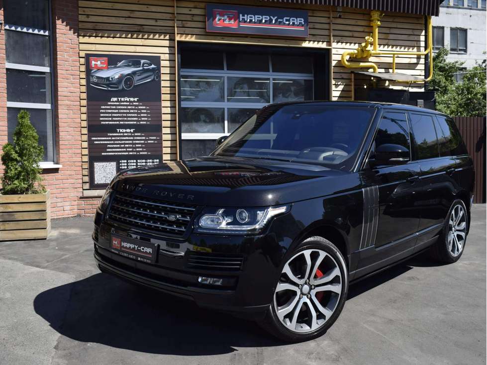 Полировка + защитный воск на кузов Range Rover SVAutobiography