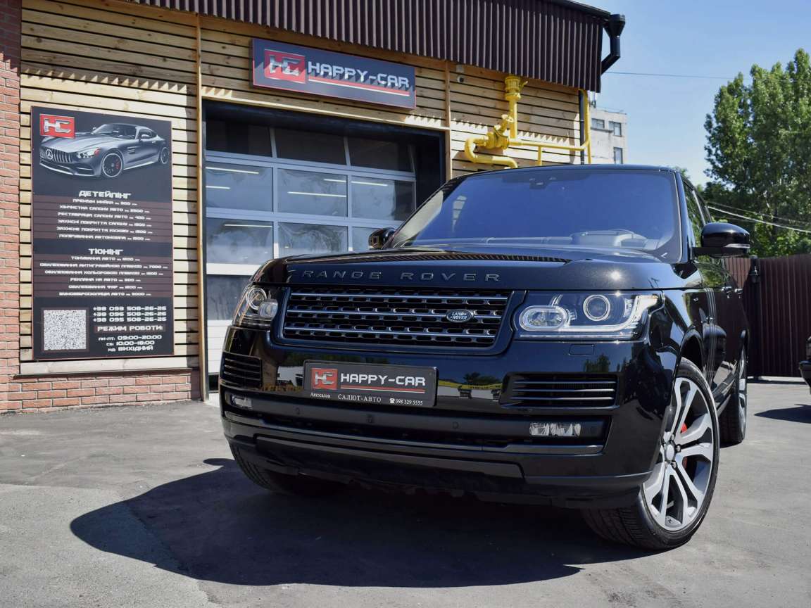 Полировка + защитный воск на кузов Range Rover SVAutobiography