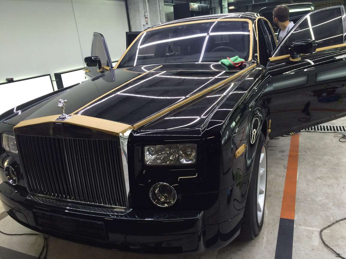 Rolls Royce Phantom Реставрация салона