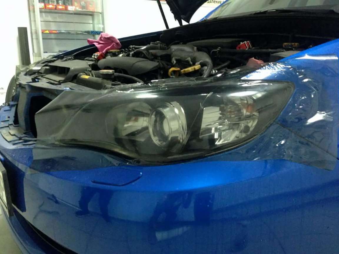 Subaru Impreza Тонировка передней и задней оптики