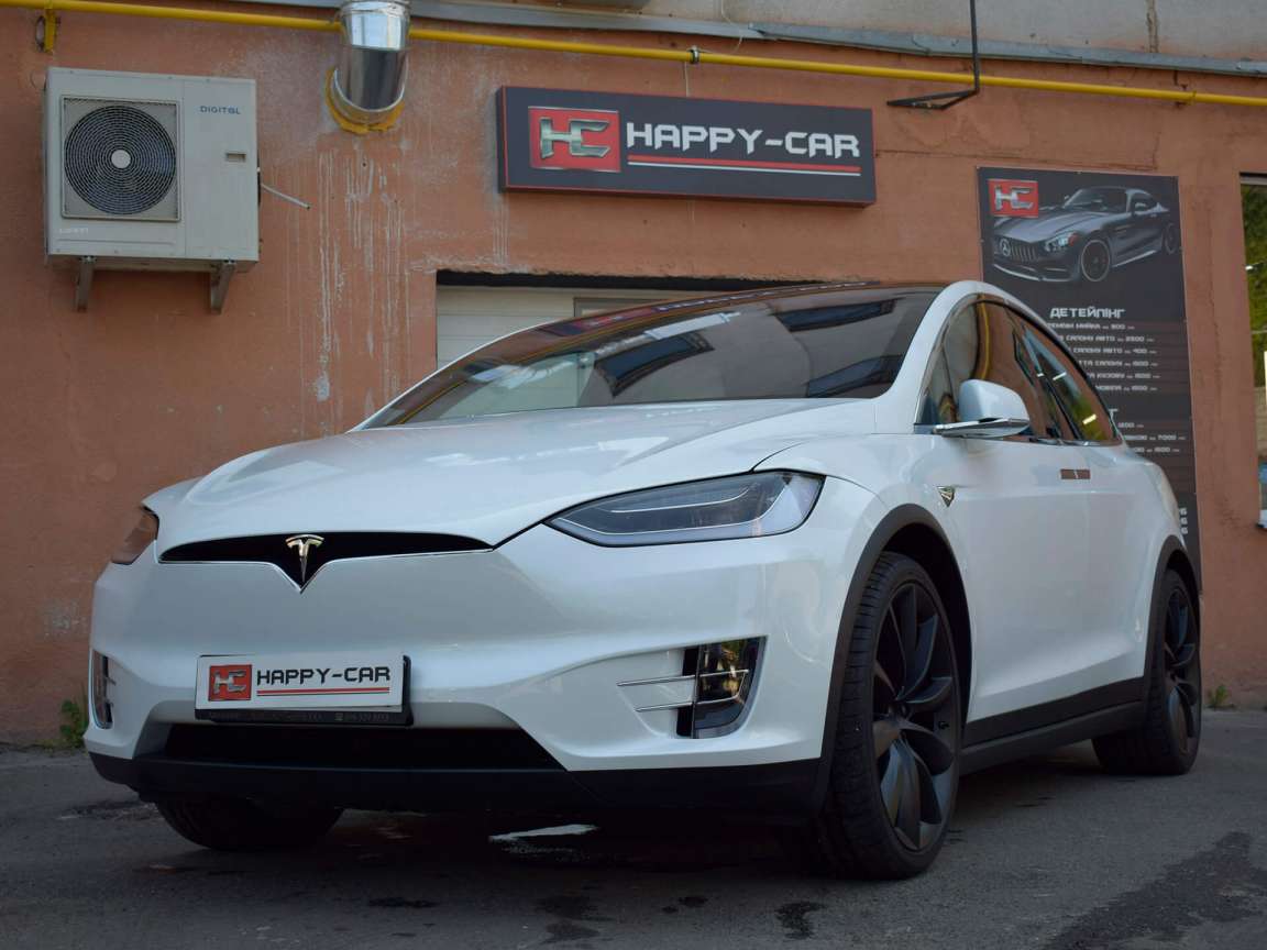 Tesla Model X комплекс детейлинг услуг 